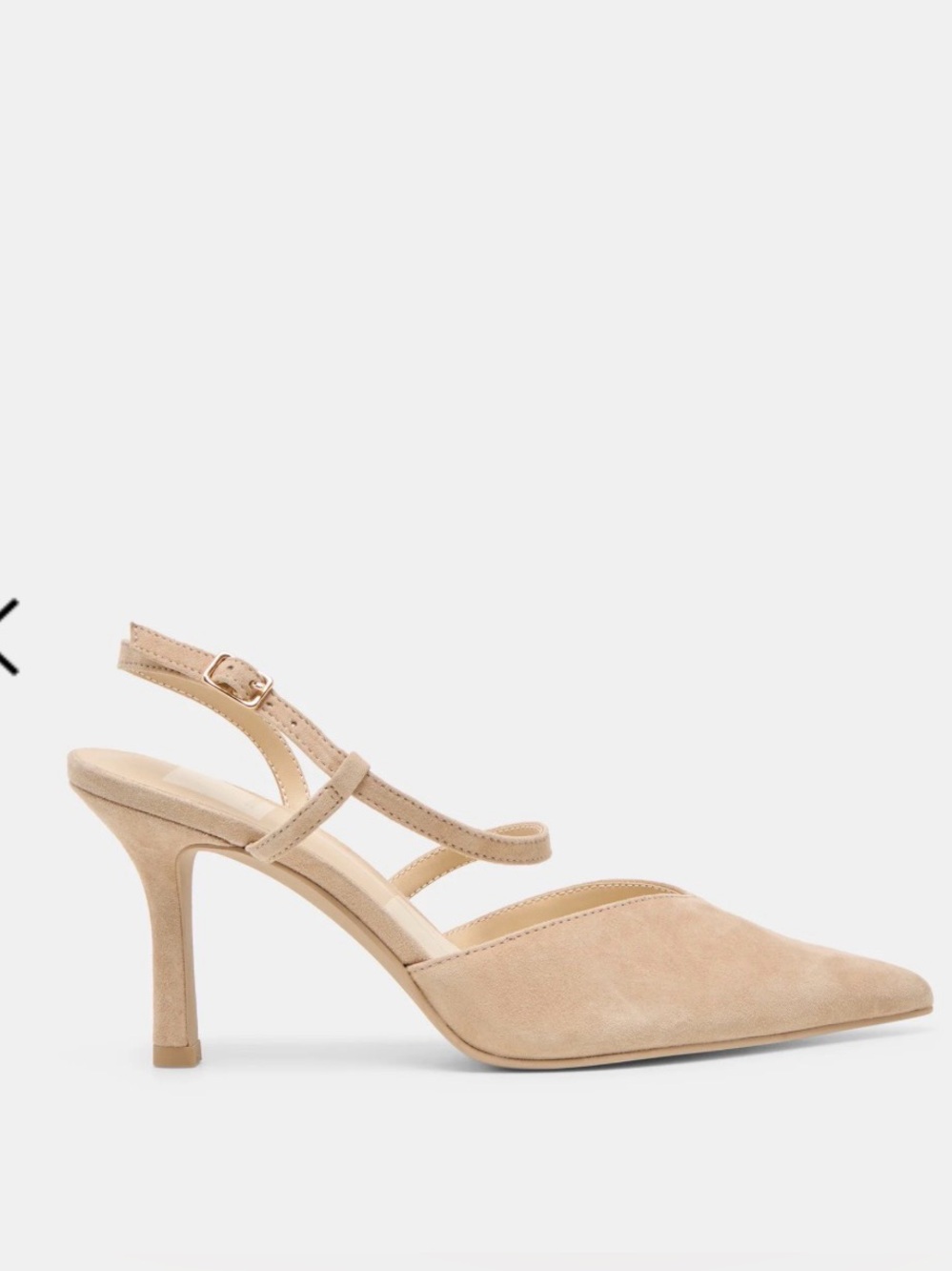 NWOT Dolce Vita Kamra Heels Camel Suede - Picture 2 of 16